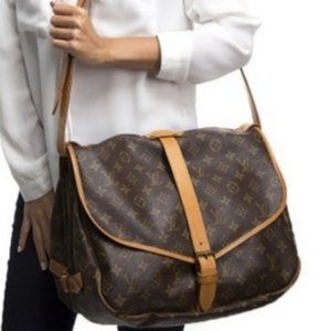 Louis Vuitton Shoulder Bag Saumur 35 AUTHENTIC